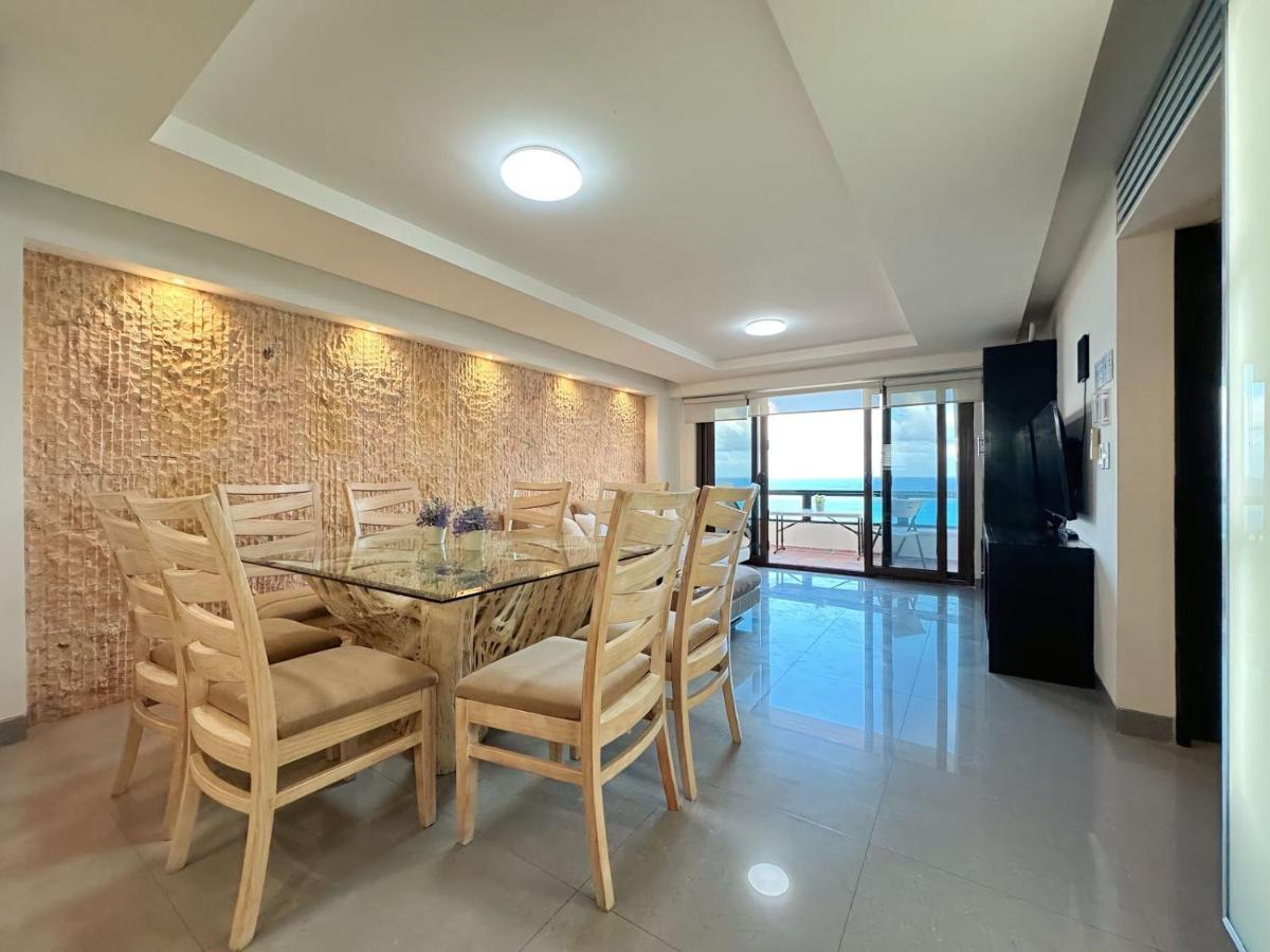 Amazing Beachfront Apartment Cancun Luaran gambar
