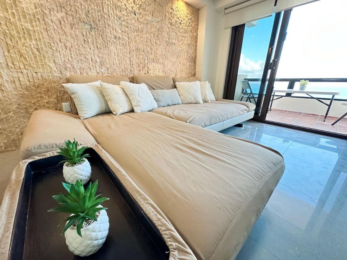 Amazing Beachfront Apartment Cancun Luaran gambar