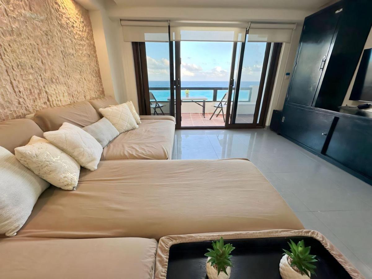 Amazing Beachfront Apartment Cancun Luaran gambar